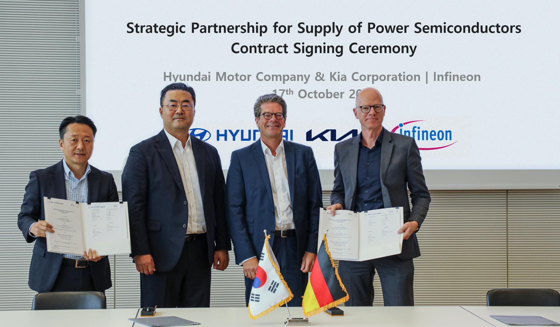 Hyundai Motor y Kia fortalecen el suministro de semiconductores de potencia a través de una asociación estratégica con Infineon