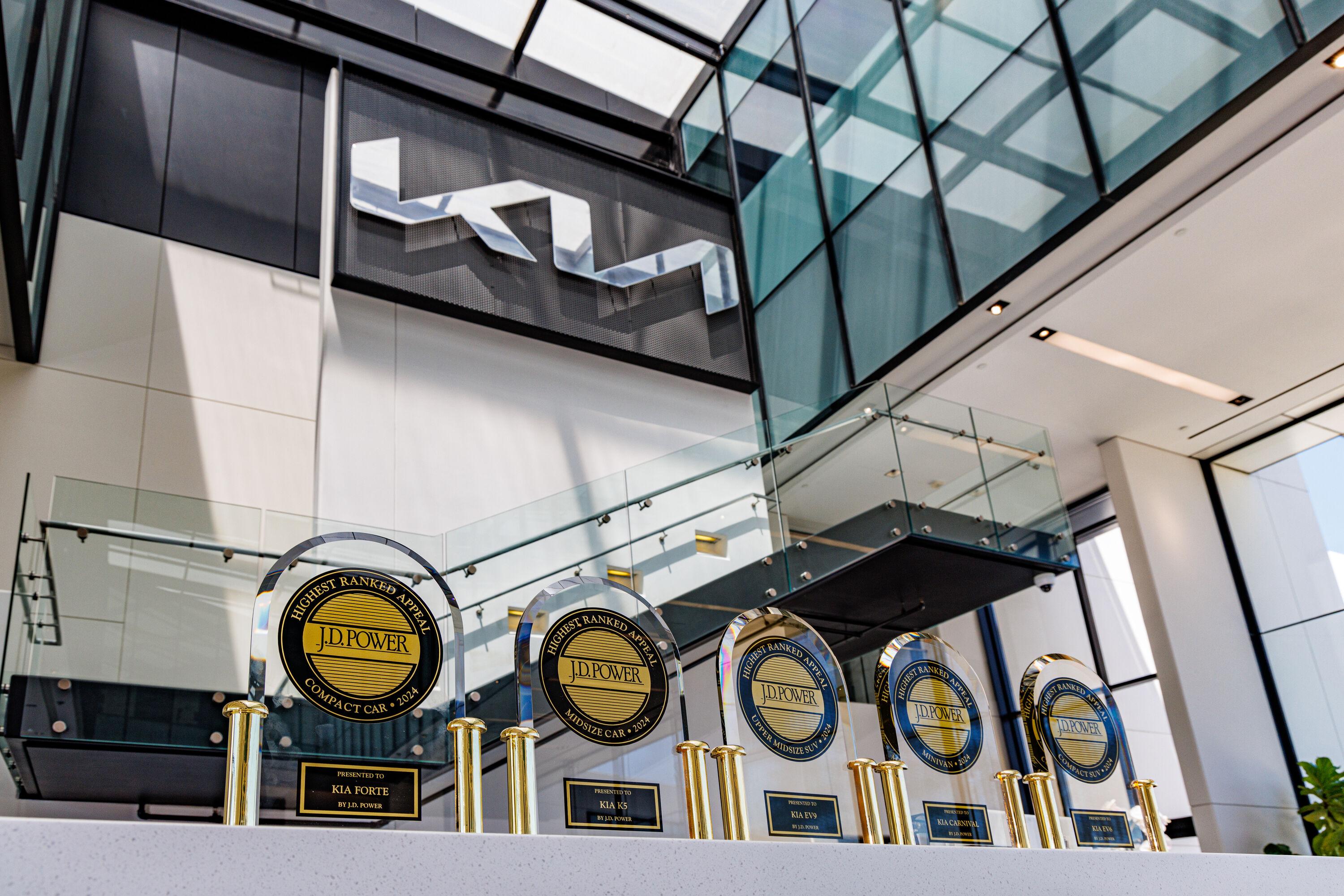 Kia recibe cinco premios en el Estudio APEAL 2024 de JD Power en EUA
