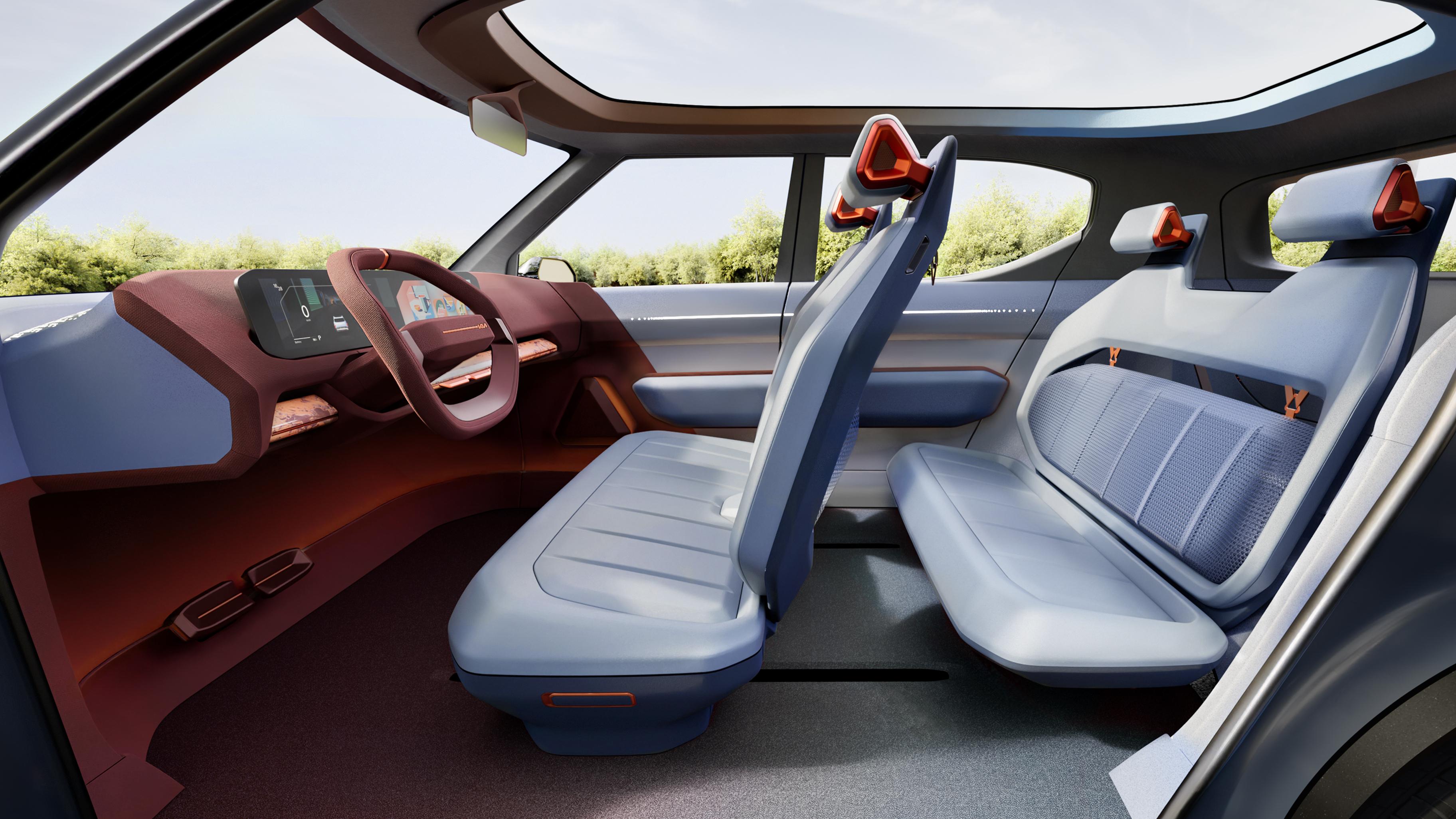 Kia Concept EV2 combina diseño centrado en el usuario con materiales innovadores y sustentables