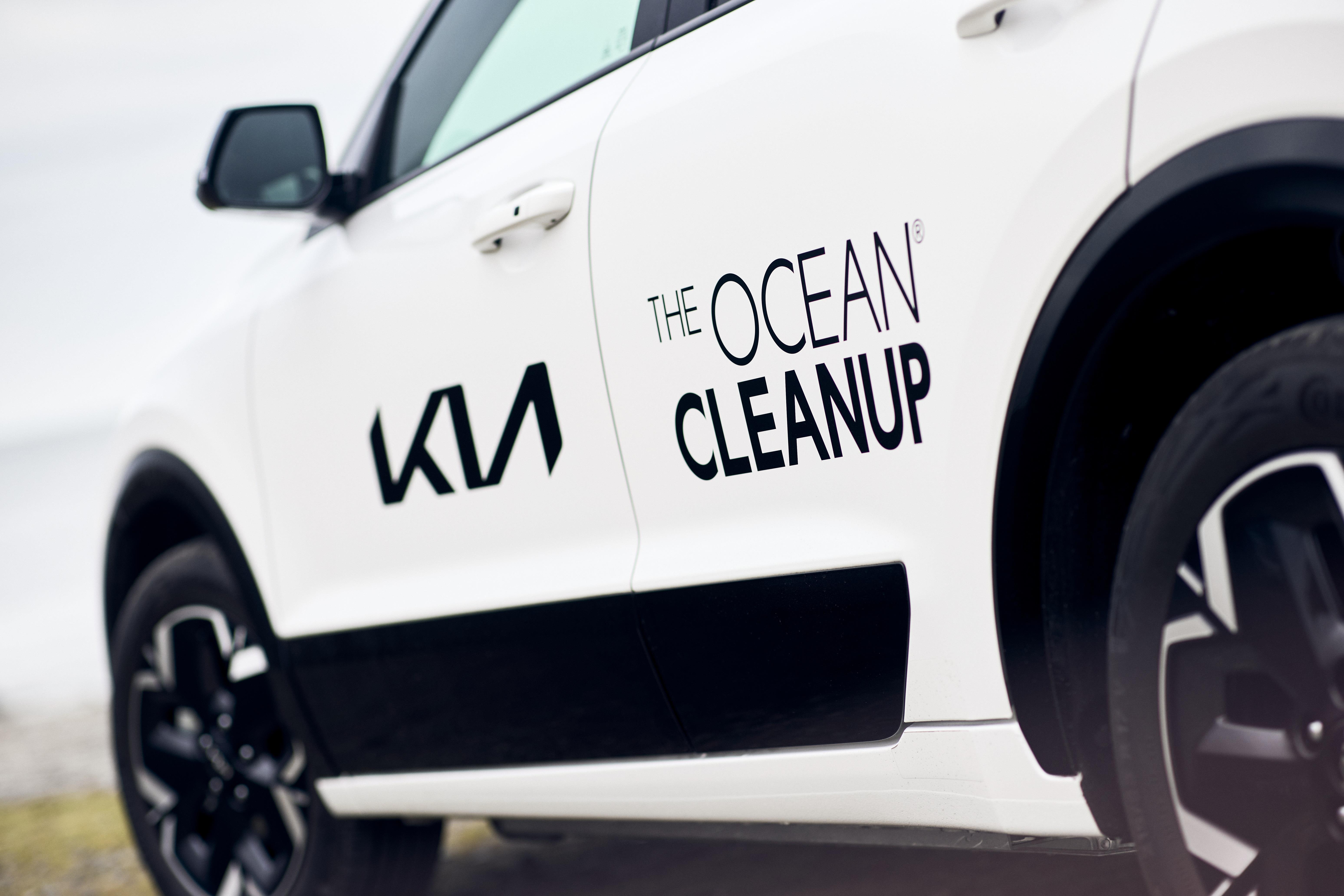 Vehículos eléctricos de Kia ayudan a The Ocean Cleanup a cumplir sus metas de sustentabilidad