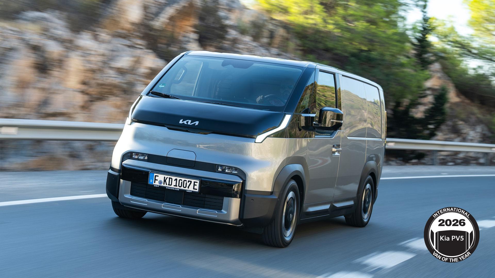 Kia PV5 es reconocida como International Van of the Year 2026