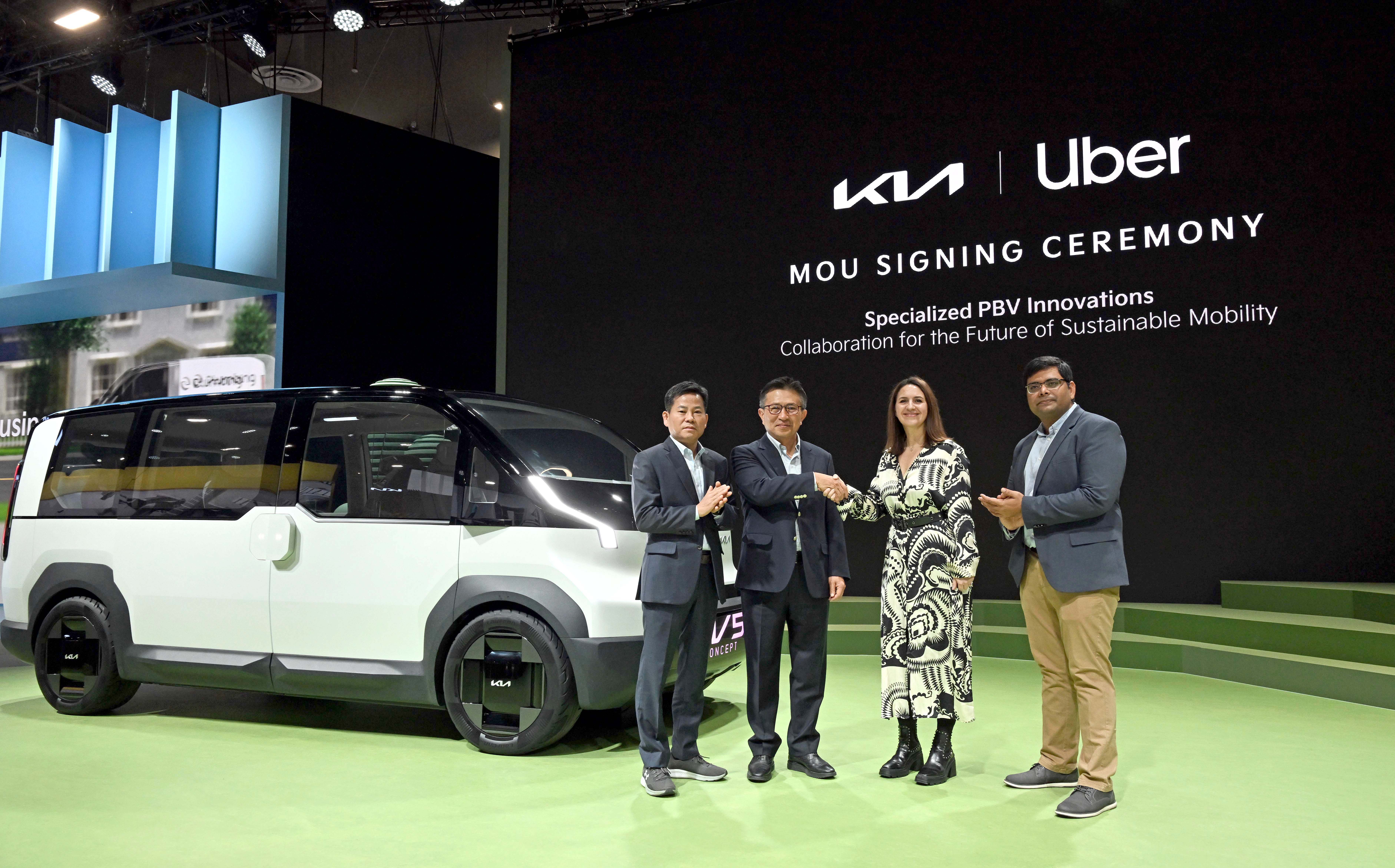Kia ofrecerá sus PBV “Platform Beyond Vehicles” a conductores de la plataforma Uber