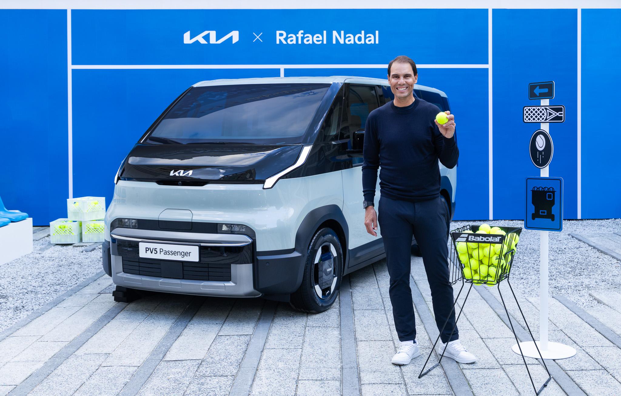 Kia extiende su alianza con la leyenda del tenis Rafael Nadal
