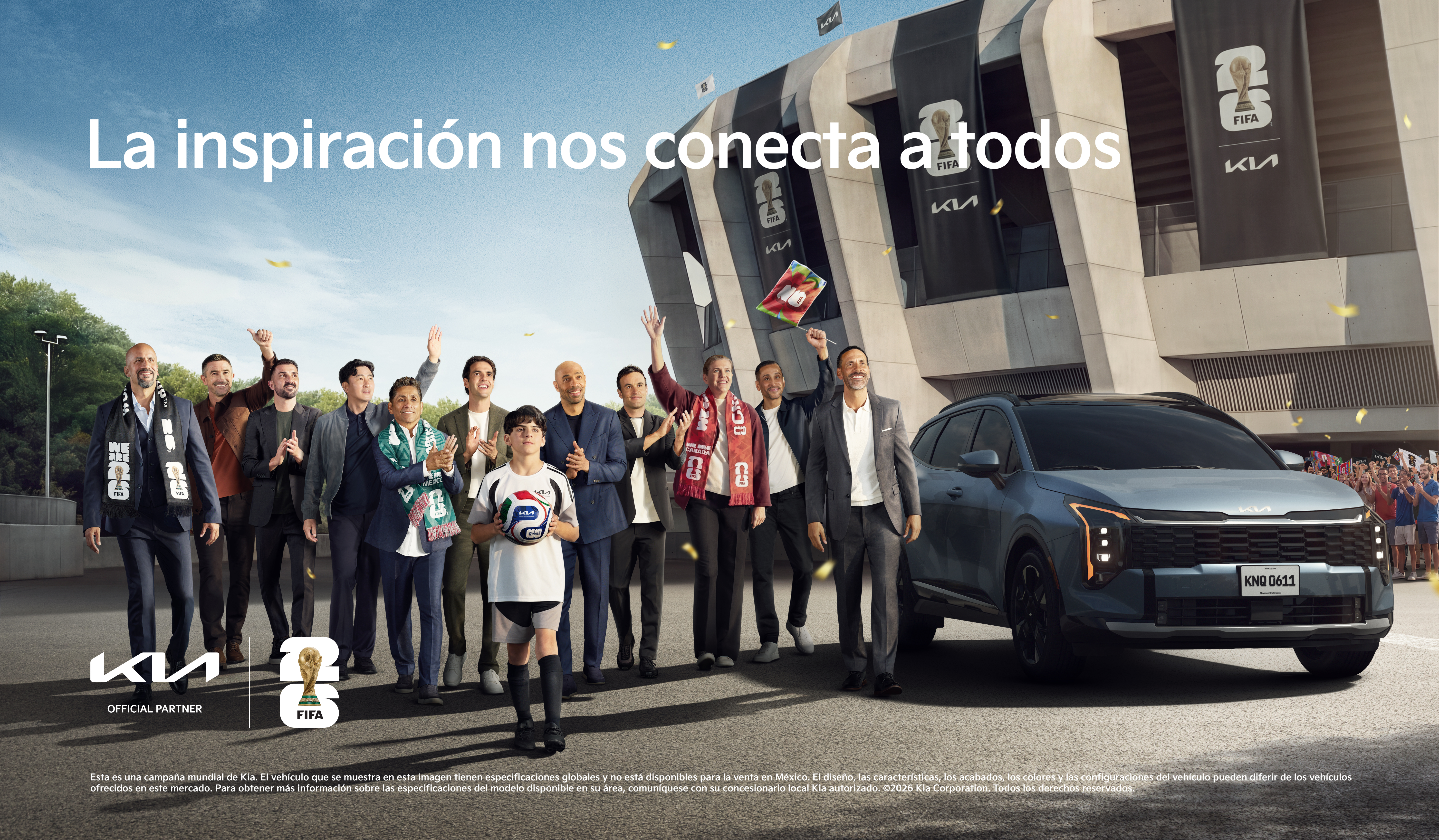 Kia fortalece su presencia en la Copa Mundial de la FIFA 2026™ con el lanzamiento de un Hero Film y nuevas experiencias para los aficionados